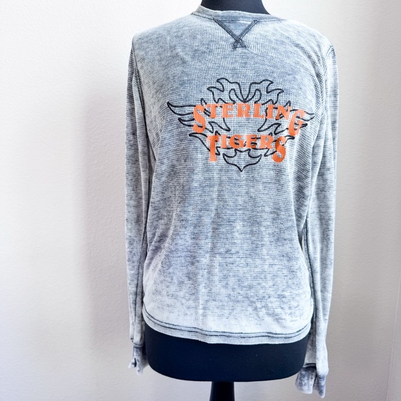 J. America Tops - Sterling Tigers | Burnout Longsleeve